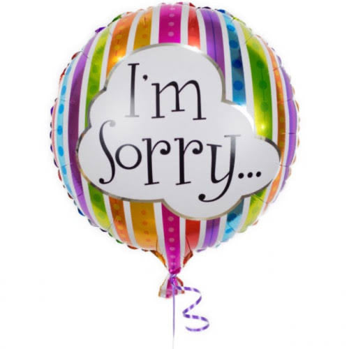 I am sorry balloon