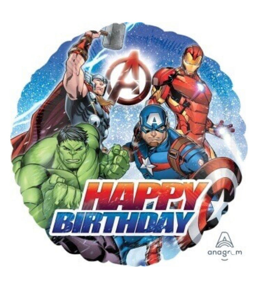 Marvel Avengers Happy Birthday