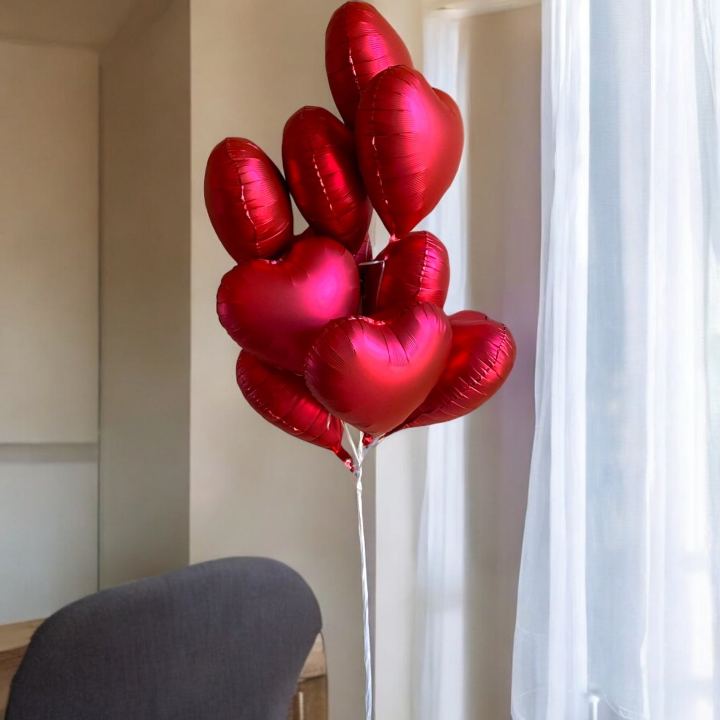 15 Red Hearts