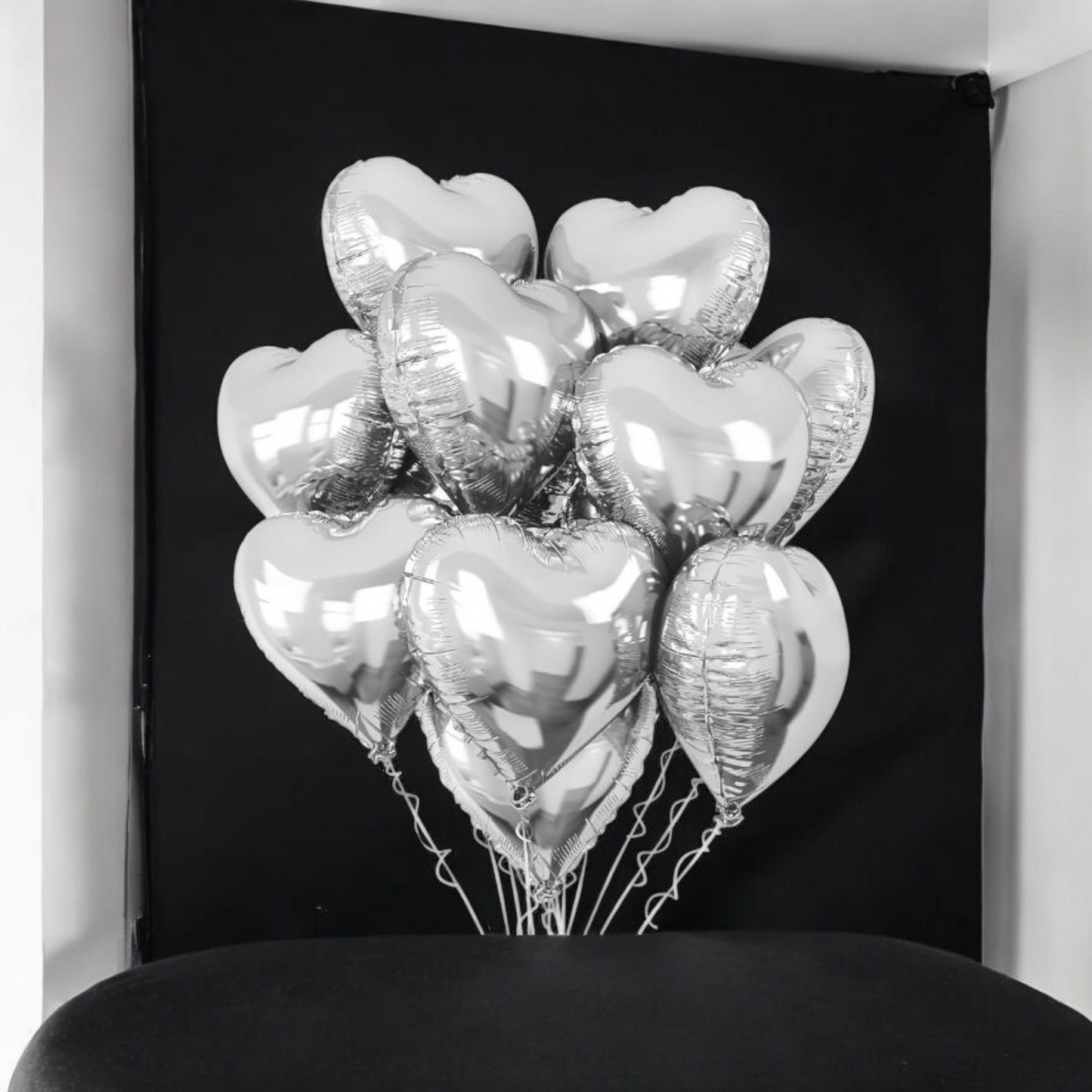 20 Silver heart
