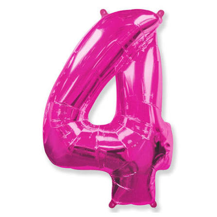 Fuschia Pink ALL Numbers