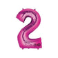 Fuschia Pink ALL Numbers