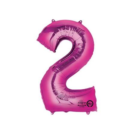 Fuschia Pink ALL Numbers
