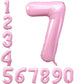 Pastel Pink ALL Numbers