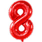 Red ALL Numbers
