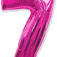 Fuschia Pink ALL Numbers