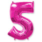Fuschia Pink ALL Numbers