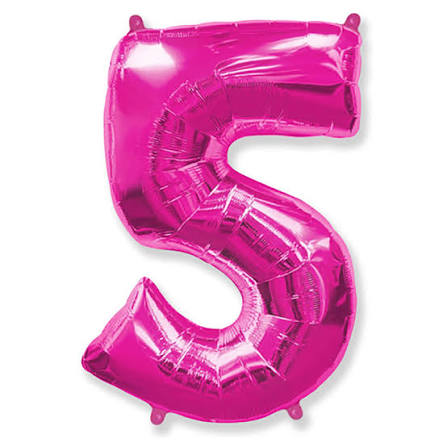 Fuschia Pink ALL Numbers