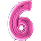 Fuschia Pink ALL Numbers