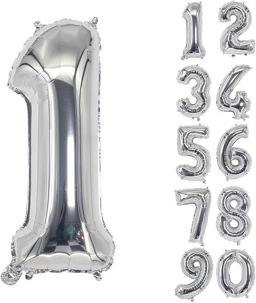 Silver ALL Numbers