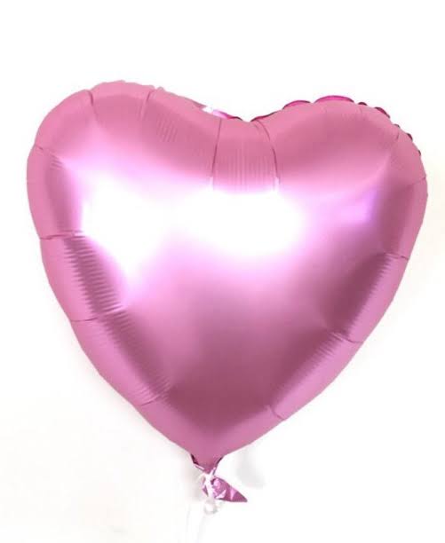 (1 balloon )   Pink heart / code 132